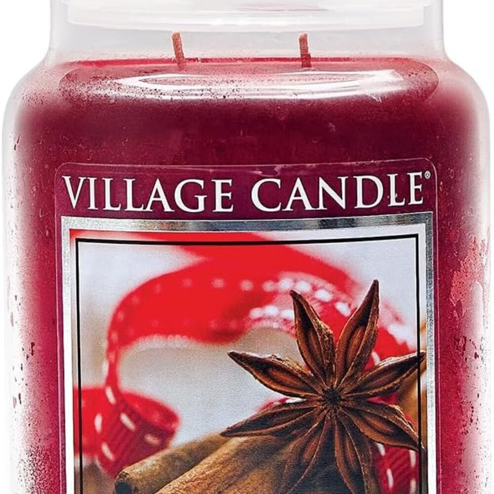Red Hot Cinnamon Large Glass Apothecary Jar Scented Candle, 21.25 oz, 21 Ounce